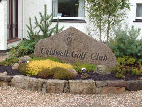Sign, Caldwell Golf Club