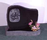 Finished headstone
