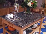 table top in Baltic Brown granite